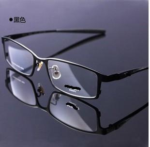 工厂直销100%ip电镀男士近视眼镜架纯钛商务眼镜半框508眼镜框架